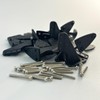 12 Sets Nylon Control Horns L20×W14×H29mm 3 Holes Positions for