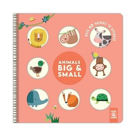 Animals Big & Small: Over 60 Animals to Discover (Happy Fox Books) Lions, Monkeys, Cows, Dogs, Whales, and More, for Preschoolers and Toddlers - Sturdy, Educational Board Book with Safe Rounded Edges