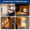 Upgraded 2 Pack Motion Sensor Night Light Cruise Ship Approved,