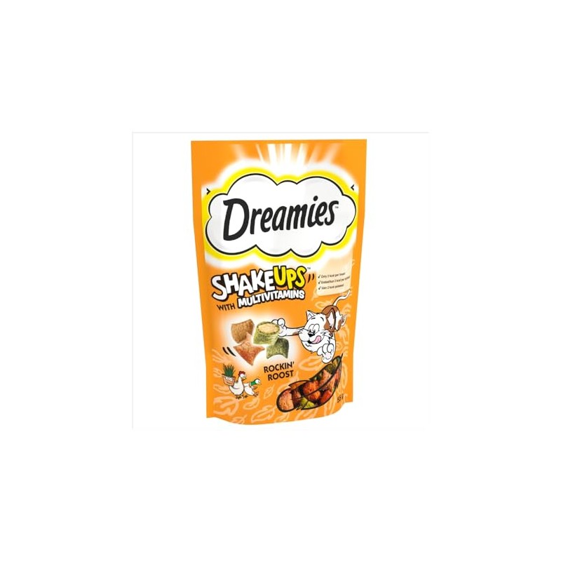Dreamies Shakeups Rockin Roost Cat Treats 55g
