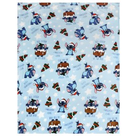 Divas World Lilo & Stitch Throw-Super Soft Warm Sofa-Fleece Bed-Cosy Blanket-Home Décor-Novelty Gift