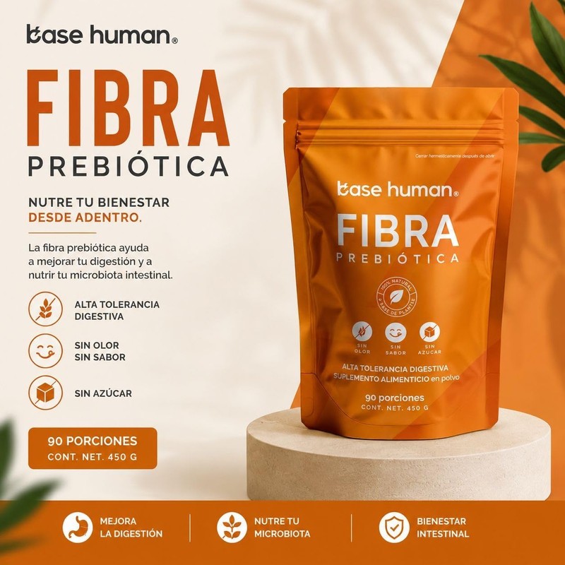 FIBRA PREBIOTICA NATURAL NUTRE TU MICROBIOTA PROBIOTICOS