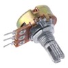 AllGIFT 5pcs Top Adjustment Split Knurled Shaft Potentiometer Pot B50K