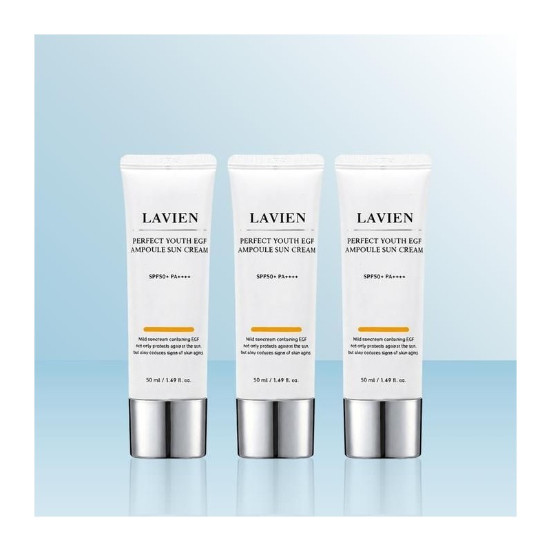 Ravian LAVIEN Perfect Youth EGF Ampoule Sun Cream 50ml x
