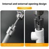 Unbranded 2pcs Integrated Internal & External Pipe Threading-Tool