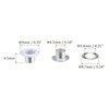 Kozelo Grommets Kit 100set-[4.5mm 3/16" Hole] Metal Eyelets Grommet Tool