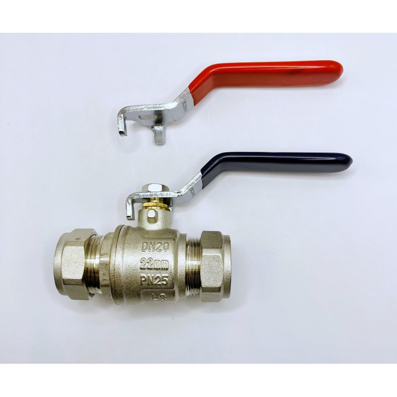 22mm Lever Valve Full BORE Ball Valve Compression Isolation Valve