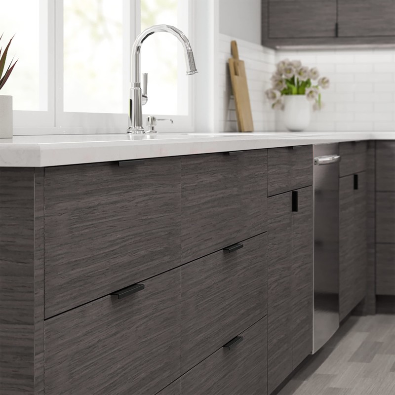 RCH Hardware PL-SS161-50 Solid Stainless Steel Modern Finger Edge Pull,