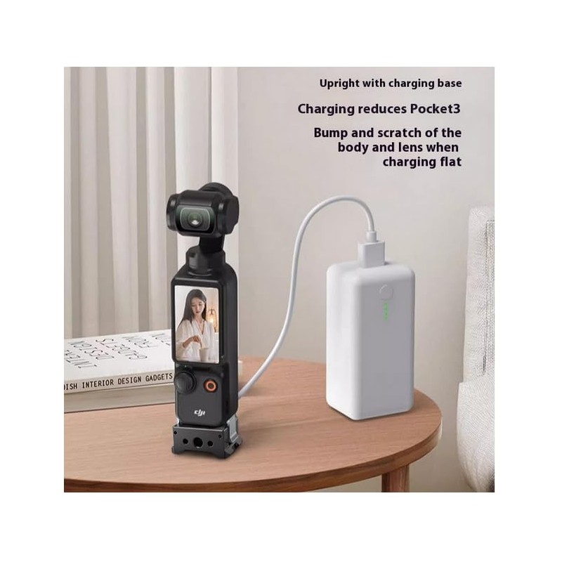 Osmo Pocket 3 Adapter Mount, Charging Base, Mount Adapter, Includes