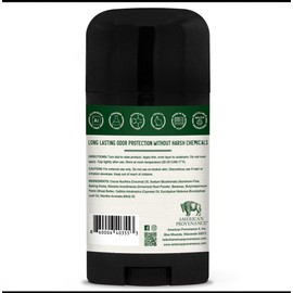 American Provenance Aluminum Free Natural Deodorant For Women and Men - Eucalytus and Mint - 24 Hour Odor Protection Cruelty Free - Made in the USA (1 pack)