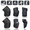Skateboard Protector, Set of 6, Wrist, Elbow, Knee Guards, Skateboard