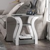 FROMJBEST FROMJBEST End Tables Living Room, End Table with Charging