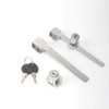 Sliding Glass Door Ratchet Lock,Locks for Glass Display Case with