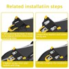 SPD Pedal Cleats Set for Cycling Shoes，Compatible with Shimano SPD-SL