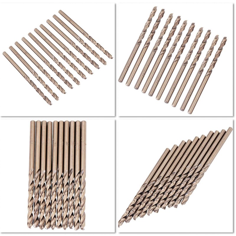 10pcs M35 HSS Cobalt Drill Bits HSS-CO Drill Bits Set