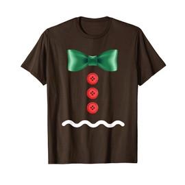 Gingerbread Man Christmas Costume for Kids & Adults T-Shirt