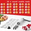 Spritz Cookie Press Kit - 20 Stainless Steel Discs &
