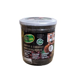 VEET Gold coffee coconut face and scrub.  Super effective scrub