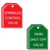 20 Pcs Main Shut Off Valve Tags Sprinkler Control Valve