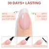 AILLSA Uñas francesas de gel, 180 unidades, uñas francesas rosas,
