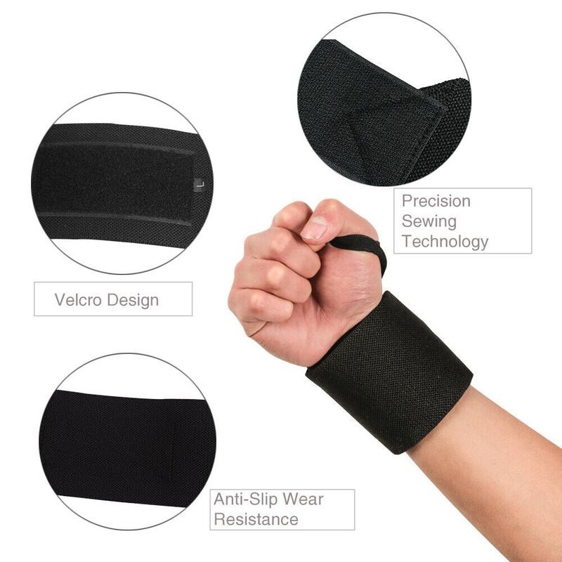 Wrist Wrap Weight Lifting Workout Training Gym Workout Support Straps