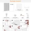 AWTATOS 12 Cube Storage Organizer, Closet Organizer Storage Shelves, White