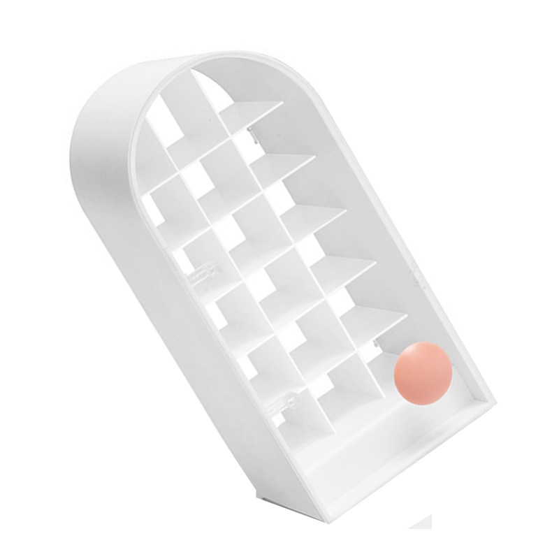 18 Spaces Lipstick Storage Rack Castle Molding Dustproof ABS Lipstick