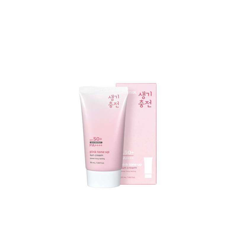 Prettyskin 핑크 톤업 선크림 50ml 3개 SPF50+ PA++++ (3중기능성 물광템)