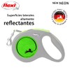 Flexi Correa Neon Verde Mediana De Cinta 5M