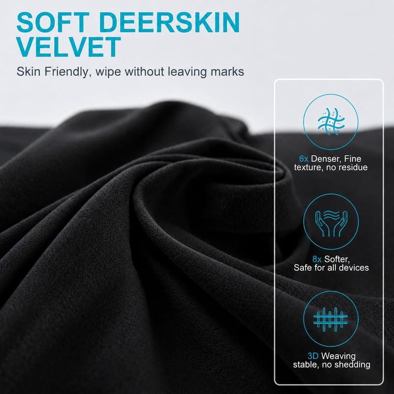 2 Pack Microfiber Liner Cleaning Cloth 15" 16" MacBook Air/MacBook
