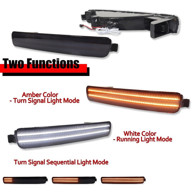 GTINTHEBOX For 1996 1997 Honda Accord Front Bumper Turn Signal