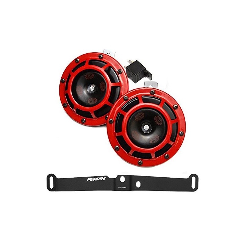 HELLA Supertone 12V High/Low Tone Twin Horn Kit with Perrin
