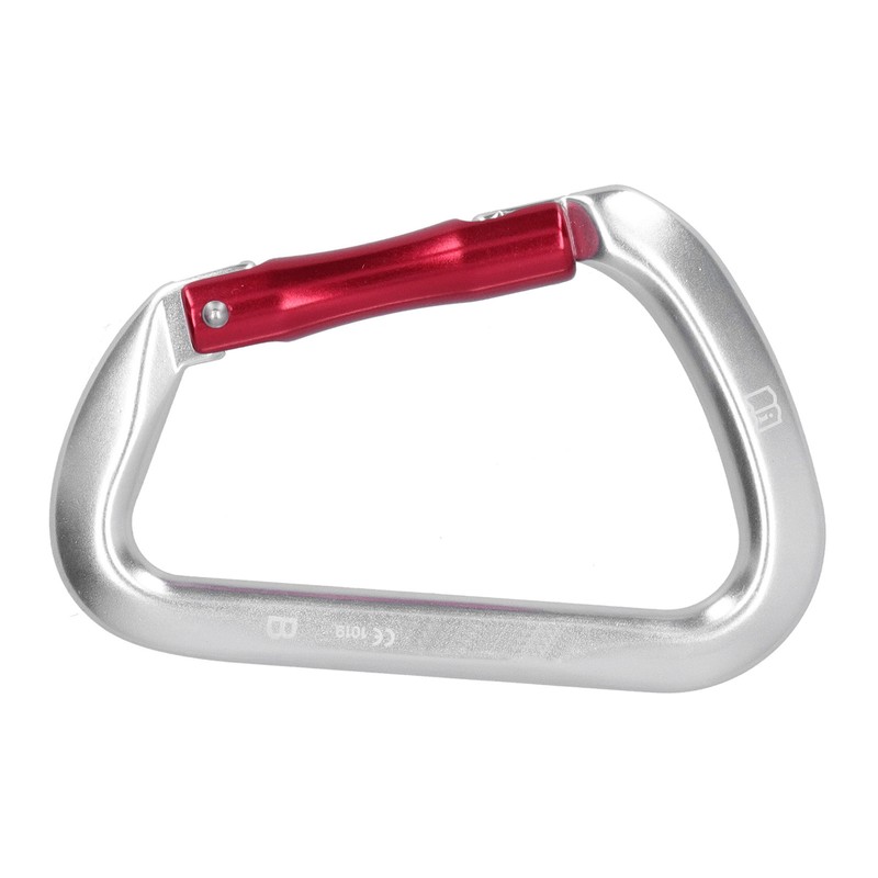 25KN Climbing Carabiner DShape Buckle Safety Equipment for Mountaineering HighAltitude