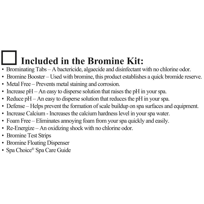 SpaChoice Premium Bromine Spa Kit, Made in USA