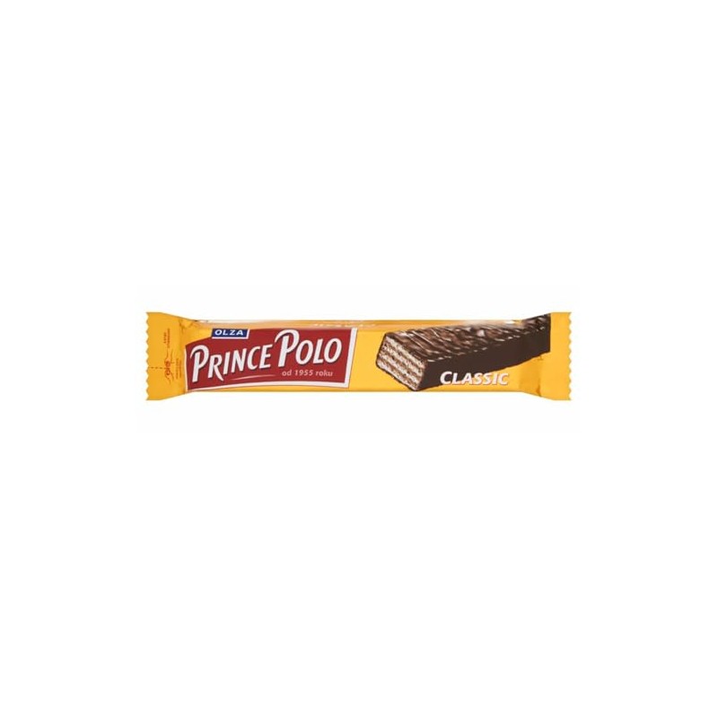 PRINCE POLO DARK CHOCOLATE COVERED WAFER CLASSIC 17.5g (PACK OF