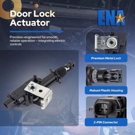 ENA Power Door Lock Latch Actuator Front Left Right and Rear Trunk Compatible with Ford E150 E250 E350 E450 E550 Club Wagon Econoline Super Duty 2003-2019 Replacement for 746180 4C2Z16218A42AA