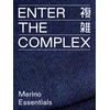 Enter the Complex® Women's Triangular Scarf 100% Merino Wool, navy