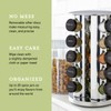 Kamenstein 20 Jar Revolving Countertop Spice Rack with Spices Included,