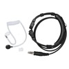 Throat Mic Earpiece 7.1mm Plug with Finger PTT Portable for