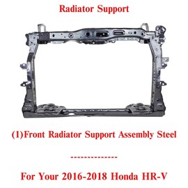 US AUTO PARTS PLUS New Front Radiator Support Assembly Steel Direct Replacement For Honda HR-V 2016-2018 60400T7WA01ZZ HO1225181