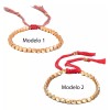 Veraly Pulsera Tibetana Cobre Mujer Hecha A Mano De Cuerda