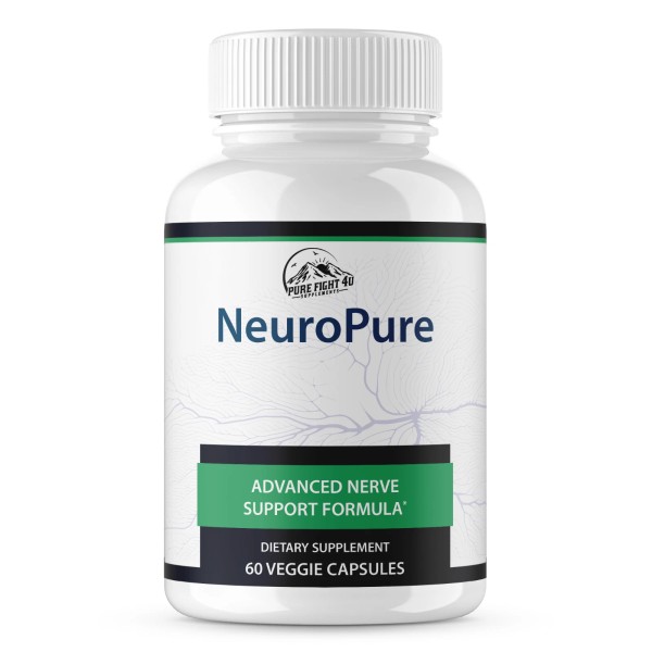 PureFight4U Neuro Pure Nerve Support Supplement, Cognitive Function Support- 60