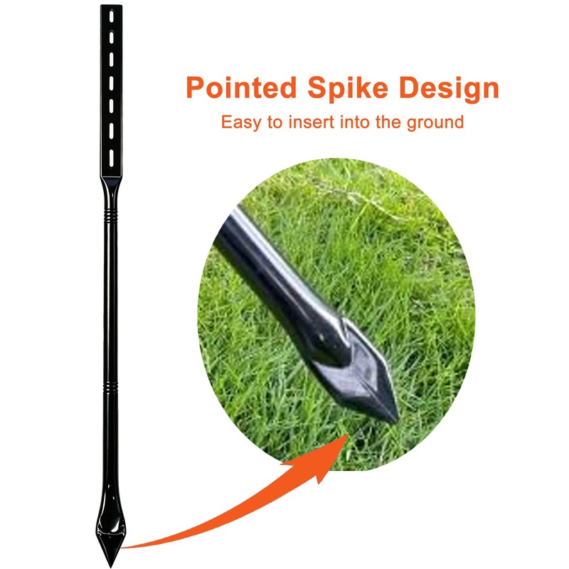 Bstersign 2Pack Heavy Duty Yard Sign Stakes, 52-Inch Long and