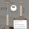 Upfelw 3-Pack Modern Crystal Pendant Light for Kitchen Island, Elegant