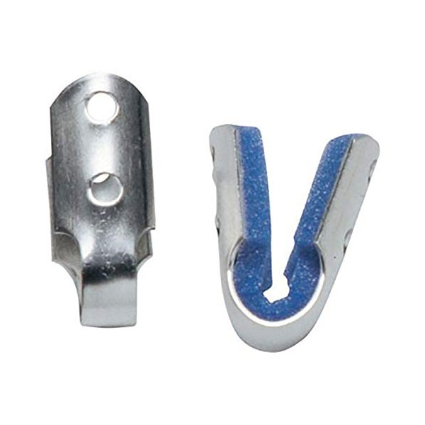 Finger Splint Padded Aluminum/Foam Left Or Right Hand Silver/Blue Large - 12/Pk (Mfn # 79-71907)