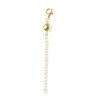TJC Magnetic Ball Clasp with 2 Inch Extender in Yellow