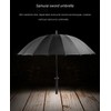 WPOYM Samurai Umbrella Umbrella Creative Semi-Automatic Samurai Umbrella,Windproof Outdoor Umbrella.Sun
