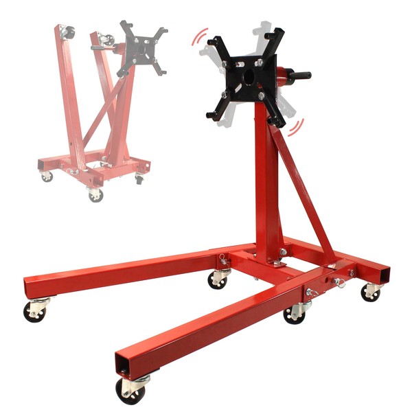 Engine Stand 2000LBS Capacity, Steel Rotating Engine Stand with 6