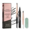 Brow Pencil Black, Eyebrow Pen Long-Lasting, Eye Brow Kit Natural,