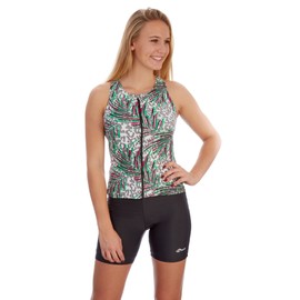 Beco Tankini-36480 Women's Tankini - Black/Burnt, 48